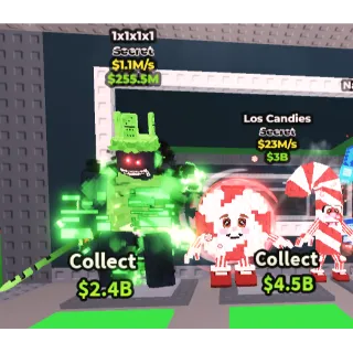 🔥【BUNDLE】🍭 Los Candies 23M/S ➕ 🏅 1x1x1x1  1.1M/S  ✅ instant delivery