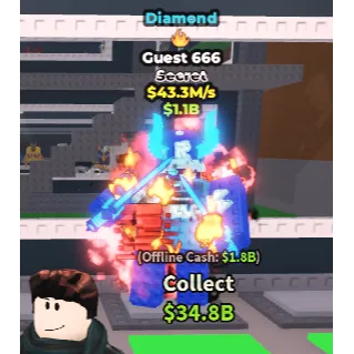 ✅ instant delivery 👹💎 Diamond Guest 666 43.3M/S ❤️‍🔥 1 Trait