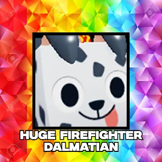 HUGE FIREFIGHTER DALMATIAN