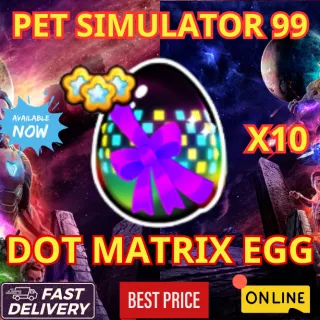 DOT MATRIX EGG x10