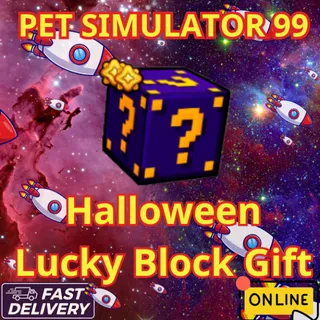 X10 Halloween Lucky Block Gift