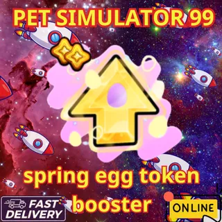x100 spring egg token booster