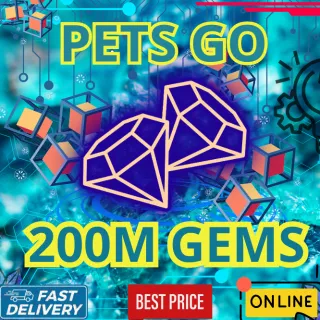 200M GEMS | PETS GO