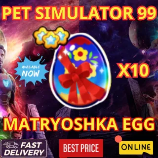 MATRYOSHKA EGG x10