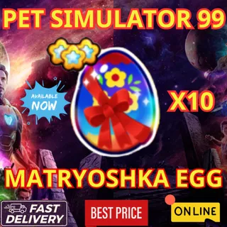 MATRYOSHKA EGG x10