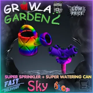 SUPER SPRINKLER + SUPER WATERING CAN