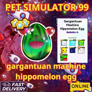 x1 gargantuan machine hippomelon egg