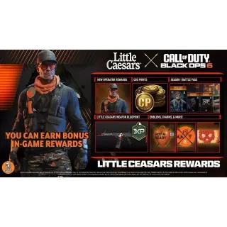 Call of duty little caesars codes