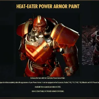 Fallout 76 Heat-Eater Power Armor