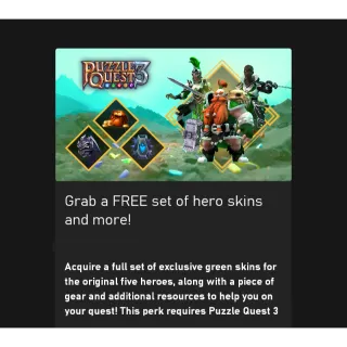 Puzzle quest 3 green knight bundle