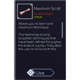Maximum Scroll
