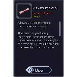 Maximum Scroll