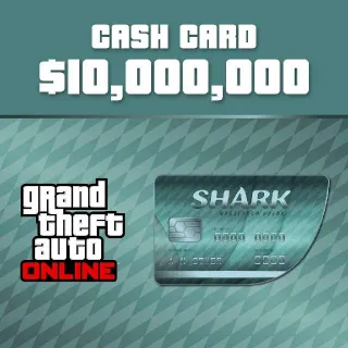 10M Shark Cash Card