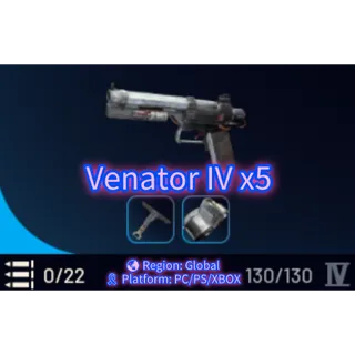 Arc Raiders Venator IV x5 with full attachments