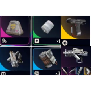 arc raiders: 20* Bobcat 4 +20* Medium shield+20* Looting mk3 survivor+100* Herbal bandage+100* Trigger Nade+20* Snap Hook