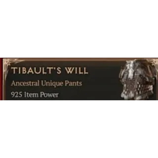  Diablo IV S14: Season of Death Awakening ⭐Tibault’s Will -Unique Pants