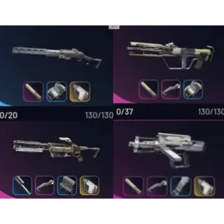 arc raiders: 10 bobcat IV + 10 tempest IV + 10 Vulcano IV+ 10 Renegade IV