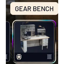 arc raiders Gear Bench 1-3 materials