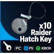 ARC RAIDERS *10 Raider Hatch Key