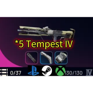 arc raiders *5 Tempest IV with full attachments