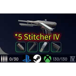 arc raiders  *5 Stitcher IV with full attachments 