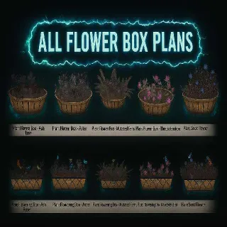 All Flower Box Plans