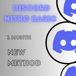 Discord Nitro Basic / Approved metho