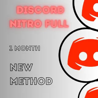 Discord Nitro Full / Approved metho