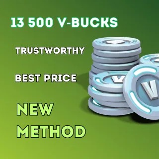 13500 V-Bucks / Approved method