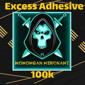 100,000 Excess Adhesive