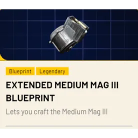 Extended Medium Mag III Blueprint*1
