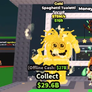 Gold Spaghetti Tualetti