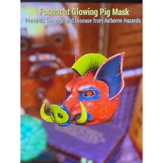 Glowing pig