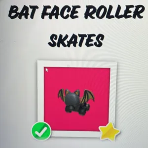 Bat Face Roller Skates