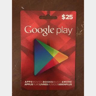 Google Play $25 Gift Card [Digital] GOOGLE PLAY $25 DDP .COM - Best Buy