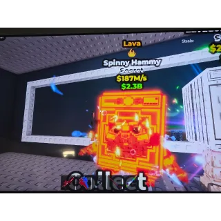 Steal a brainrot  Lava Spinny Hammy