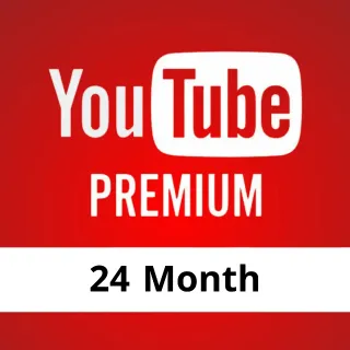 24 Month Youtube Premium Account 