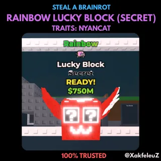 RAINBOW LUCKY BLOCK (SECRET) | STEAL A BRAINROT