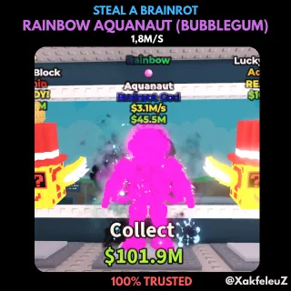 RAINBOW AQUANAUT TRAITS BUBBLEGUM (BRAINROT GOD) | STEAL A BRAINROT