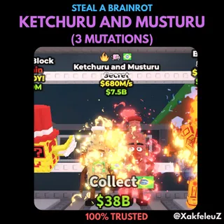 KETCHURU AND MUSTURU (3 TRAITS) | STEAL A BRAINROT