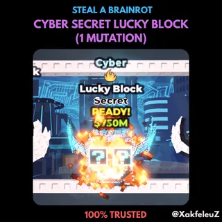 CYBER LUCKY BLOCK SECRET (1 MUTATION) | STEAL A BRAINROT