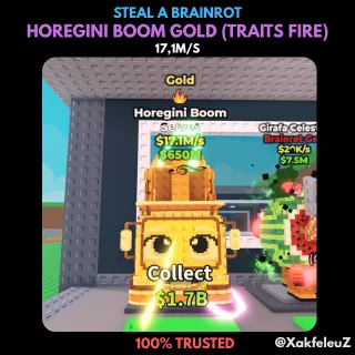 HOREGINI BOOM GOLD TRAITS FIRE (SECRET) | STEAL A BRAINROT