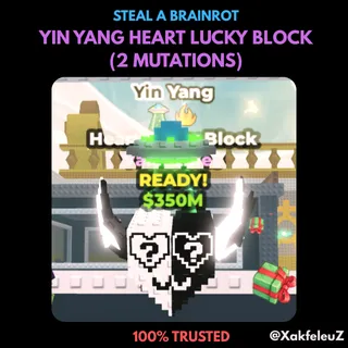 YIN YANG HEART LUCKY BLOCK (2 MUTATIONS) | STEAL A BRAINROT