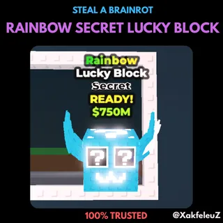 RAINBOW SECRET LUCKY BLOCK | STEAL A BRAINROT