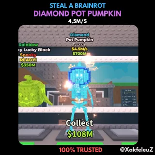 DIAMOND POT PUMPKIN | STEAL A BRAINROT