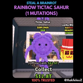 RAINBOW TICTAC SAHUR (1 MUTATIONS) | STEAL A BRAINROT
