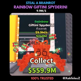 RAINBOW GIFTINI SPYDERINI | STEAL A BRAINROT