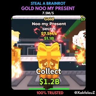 GOLD NOO MY PRESENT (SECRET) | STEAL A BRAINROT