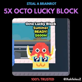 5X OCTO LUCKY BLOCK | STEAL A BRAINROT