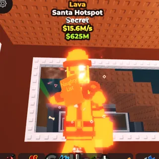 Lava Santa hotspot
